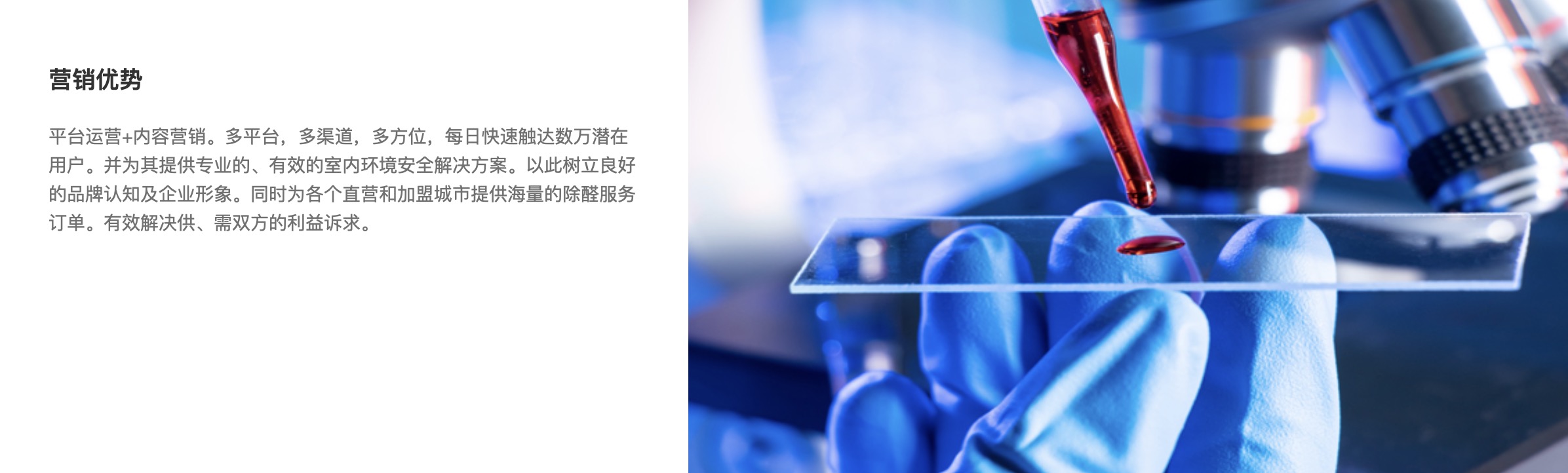 加盟除甲醛營銷優(yōu)勢
