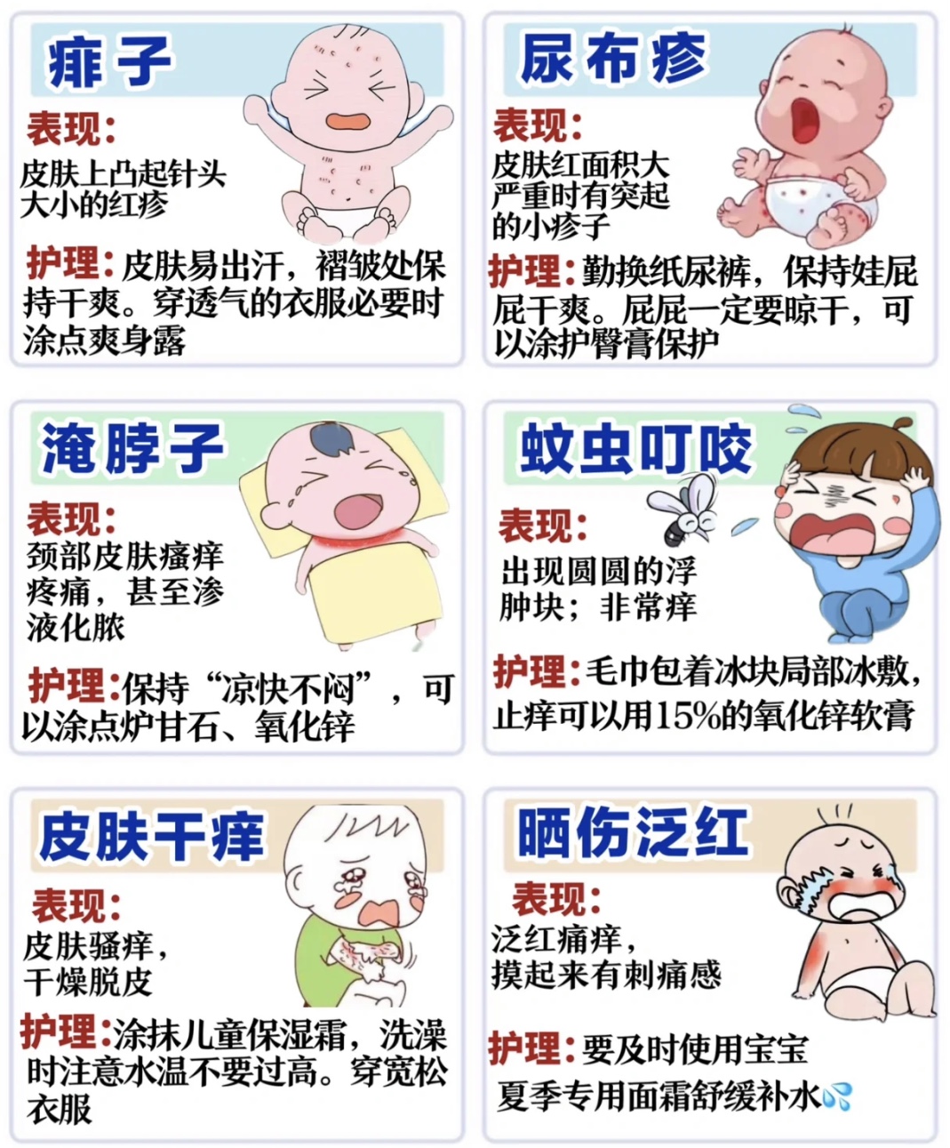 夏季將至，預(yù)防寶寶容易出現(xiàn)的皮膚問題